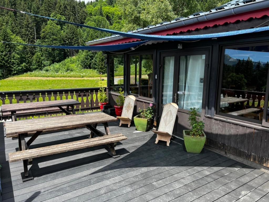 La Chanterelle - Mountain Lodge La Cote d'Arbroz ภายนอก รูปภาพ