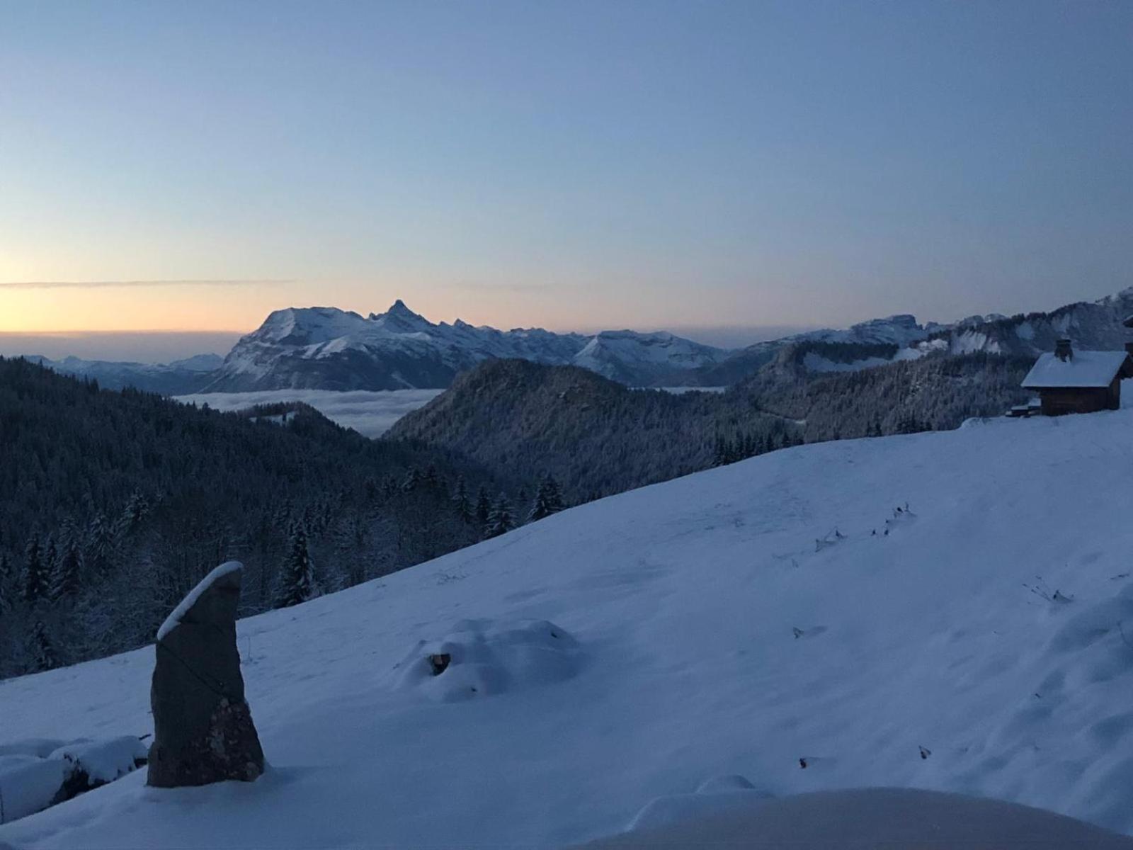 La Chanterelle - Mountain Lodge La Cote d'Arbroz ภายนอก รูปภาพ